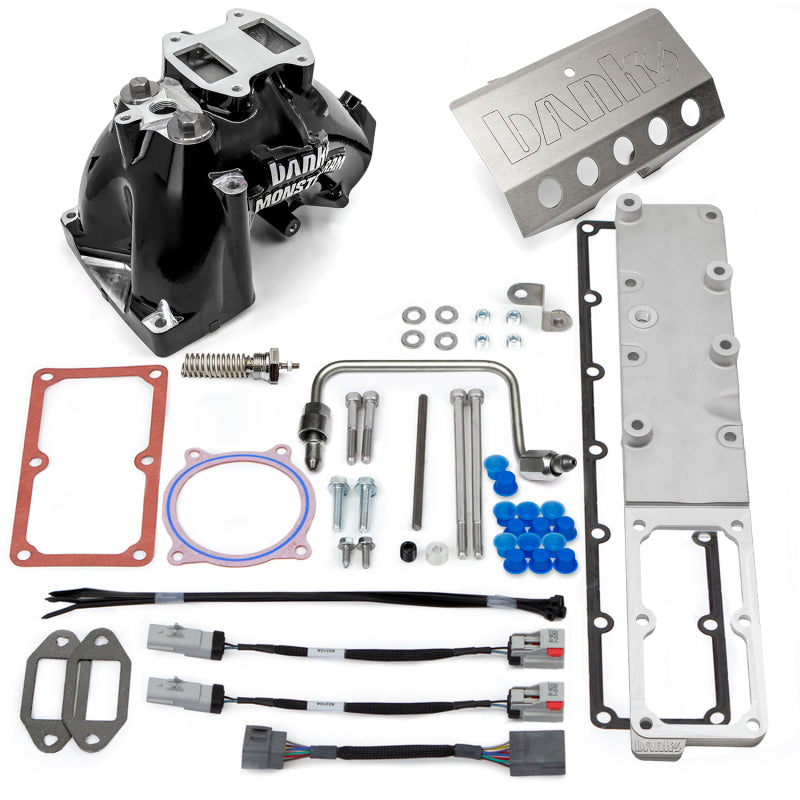 Banks Power 13-18 Ram 6.7L Monster-Ram Intake System Gen-2 w/Fuel Line - Black w/Heater System Secondary image