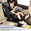 3D MAXpider Universal Child Seat Cover - Black in car.