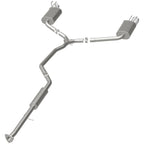 MagnaFlow Sys C/B 2015 Honda Accord 3.5L V6 2.5in SS Dual Split Rear Polished 4.5 Tip exhaust system for performance upgrades.