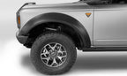 Bushwacker 2021+ Ford Bronco 4-Door Extend-A-Flares 4pc - Black on off road truck