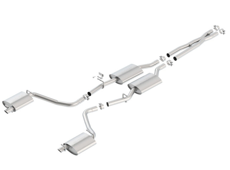 Borla 15-16 Dodge Charger 3.6L V6 S-Type Cat Back Exhaust (Uses Factory Valence) Secondary image
