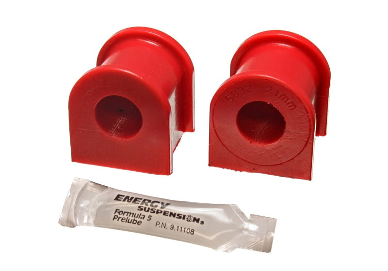 Energy Suspension 05-07 Scion tC Red 21mm Front Sway Bar Bushing Set for offroad performance upgrades