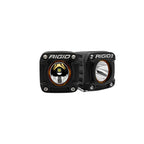 Rigid Industries Revolve Pod w/White Trim Ring - Pair for offroad lighting and electrical
