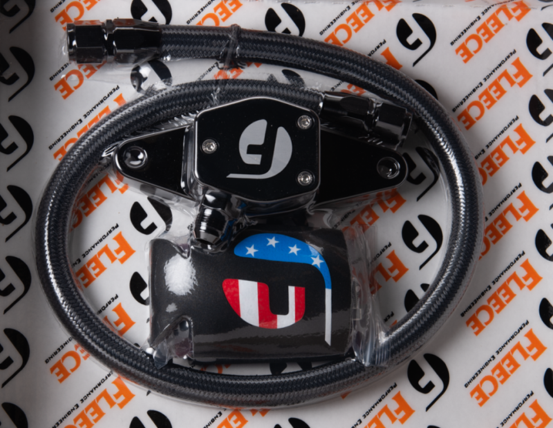 Fleece Performance 94-98 12V Coolant Bypass Kit w/ Stainless Steel Braided Line Secondary image