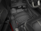 WeatherTech 15 Ford F-150 (Supercrew and Supercab Only)  Front FloorLiners - Black installed in vehicle