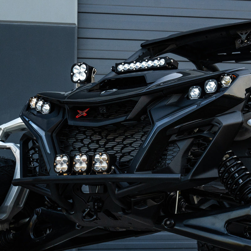 Baja Designs Can-Am Maverick R Clear 10in S8 Shock Tower Kit Main image