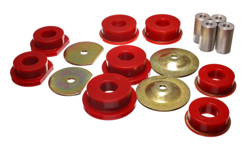 Energy Suspension Dodge 08-10 Challenger/ 07-10 Charger/05-08 Magnum RWD Red Rear Subframe Bushings Secondary image