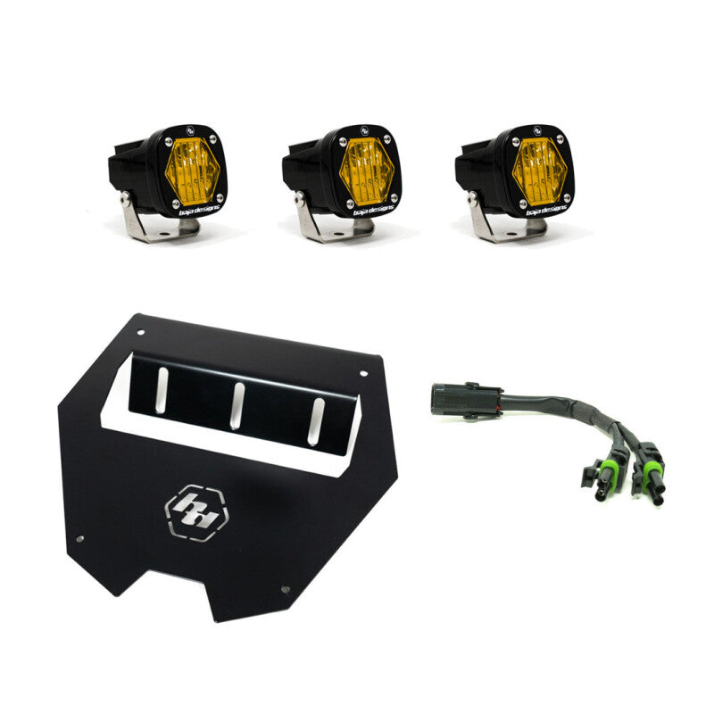Baja Designs Polaris Pro-R S1 Lower Fascia Kit with lights