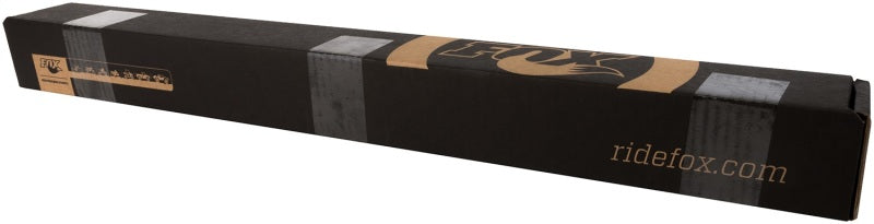 Fox 07-18 Jeep Wrangler JK 2.0 Performance Series 7.14in. Smooth Body IFP Steering Stabilizer (Alum) packaging.