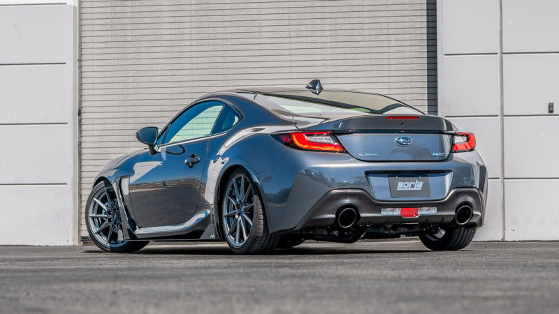 Borla 22-23 Subaru BRZ/Toyota GR86 2.4L RWD AT/MT S-Type Catback Exhaust - Black Chrome Tips Secondary image