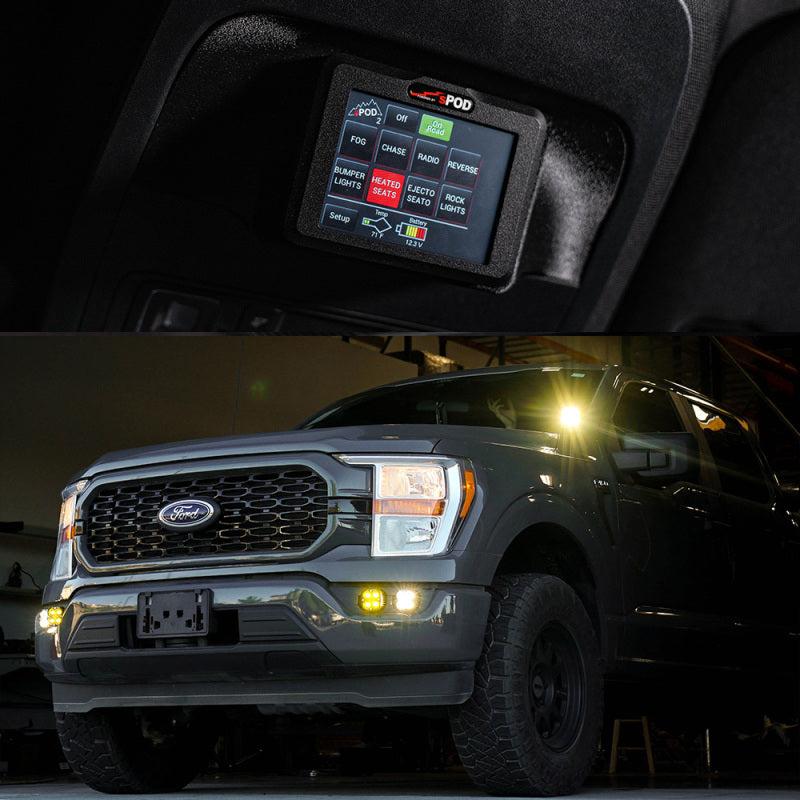 Spod Ford 2021-On F-150 Touchscreen BantamX Vehicle Kit on truck Main image