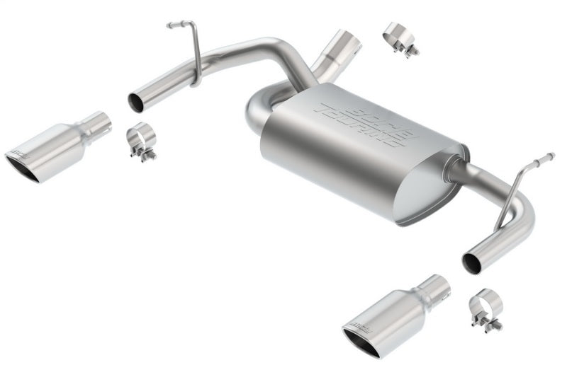 Borla 12-16 Jeep Wrangler 3.6L AT/MT 4WD Single Split Rr Exit Touring Exhaust components