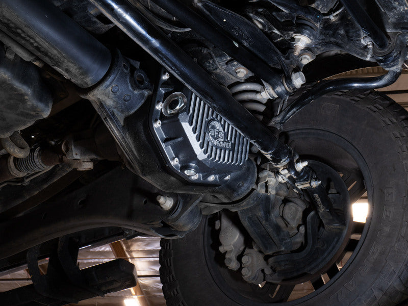 aFe POWER Pro Series Front Diff Cover Black w/ Machined Fins Ford F-250/350 23-26 (Dana M235) Secondary image