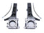 MaxTrac 05-18 Toyota Tacoma 2WD 6 Lug 4in Front Lift Spindles w/Extended DOT Compliant Brake Lines for offroad performance upgrades