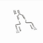 MagnaFlow 2017+ Dodge Challenger 409 SS Polished 3in Quad Tips Cat-Back Exhaust system components