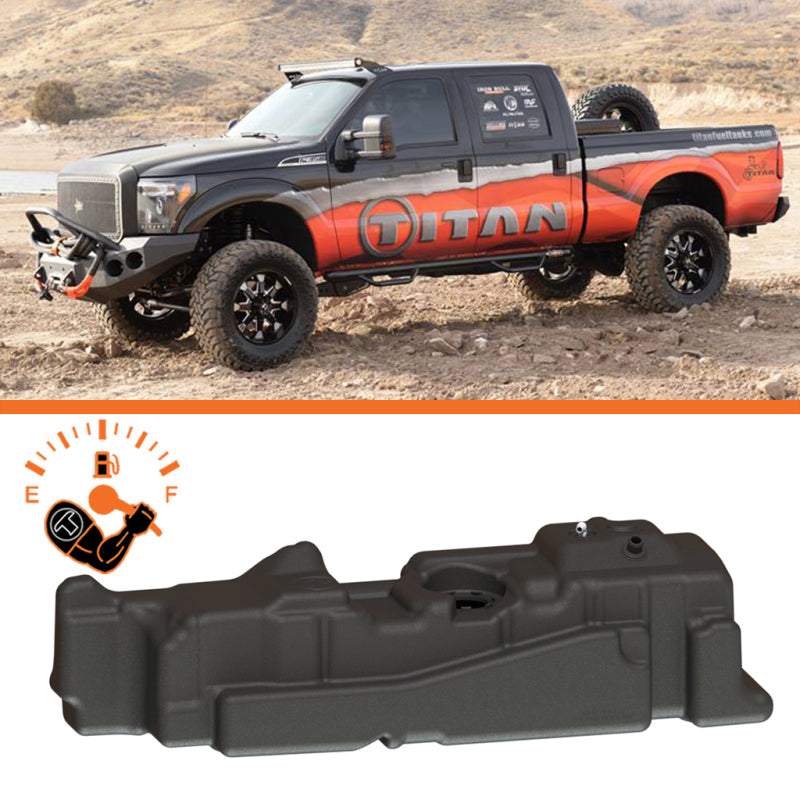 Titan Fuel Tanks 11-16 Ford F-250/F-350 PowerStroke Crew Cab Short Bed 60 Gallon XXL Mid-Ship Tank Secondary image