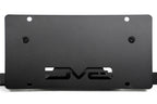 DV8 Offroad 2021 Ford Bronco Capable Bumper Slanted Front License Plate Mount for offroad performance upgrades.