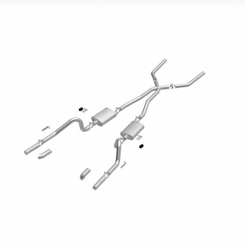 MagnaFlow SYS C/B 67-70 Mustang 2.50inch w/Tru-X exhaust system parts