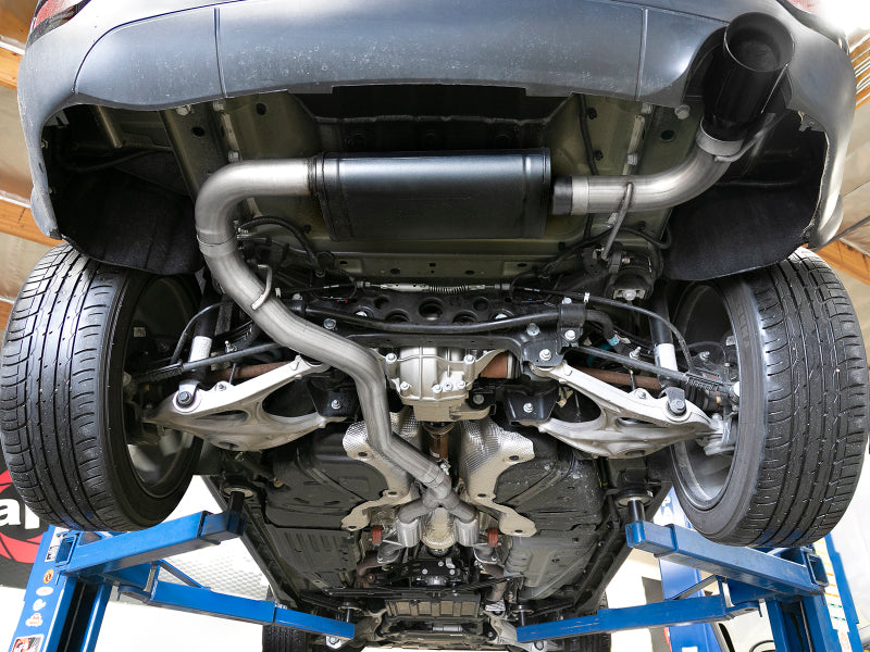 aFe Large Bore HD 3in 304 SS Cat-Back Exhaust w/ Black Tips 14-19 Jeep Grand Cherokee (WK2) V6-3.6L Secondary image