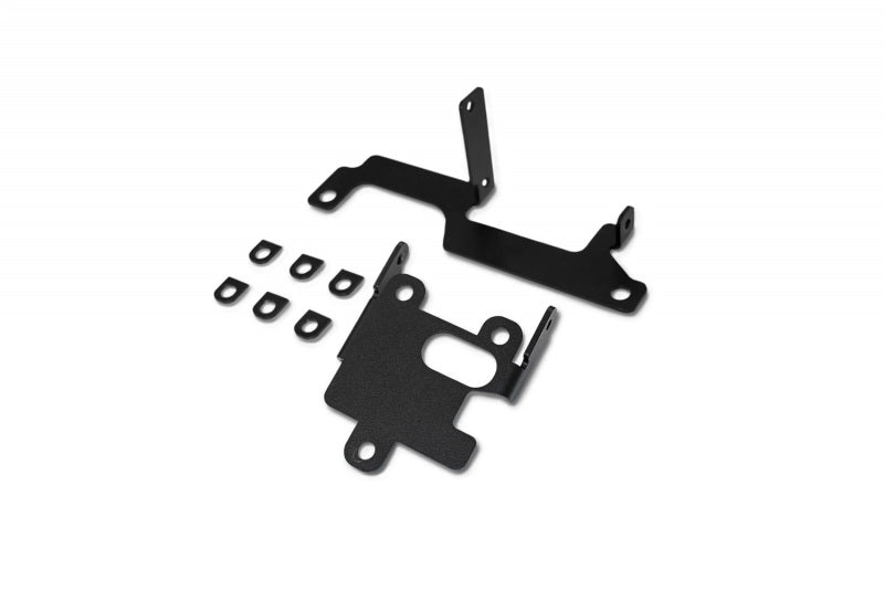 Addictive Desert Designs 2021+ Ford Bronco Adaptive Speed Control Bracket - Hammer Black components for offroad performance upgrades.