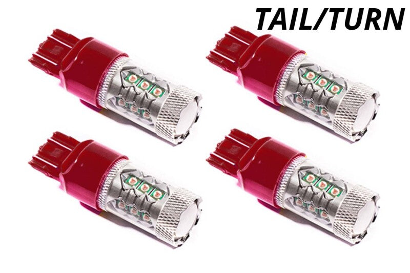 Diode Dynamics 7443 LED Bulb HP11 LED - Red Set of 4 Secondary image