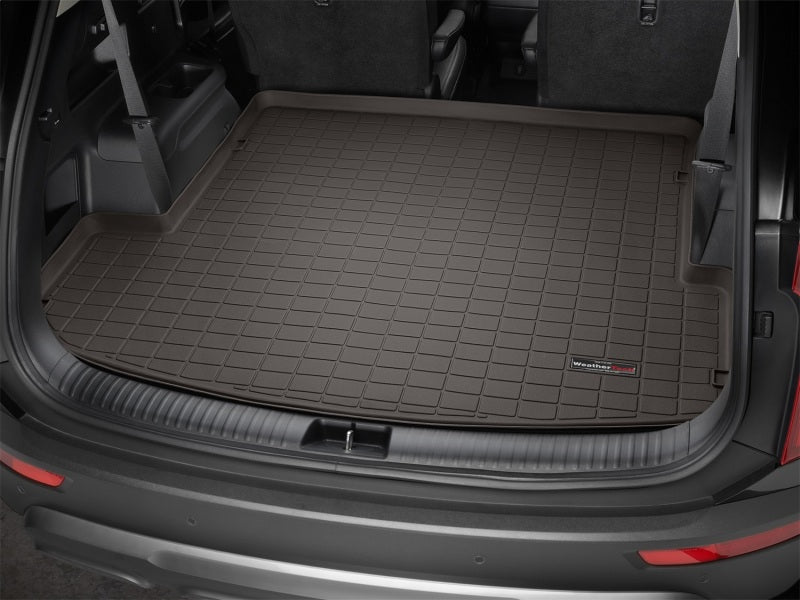 WeatherTech 2020-2022 Kia Telluride Cargo Liners - Cocoa Secondary image