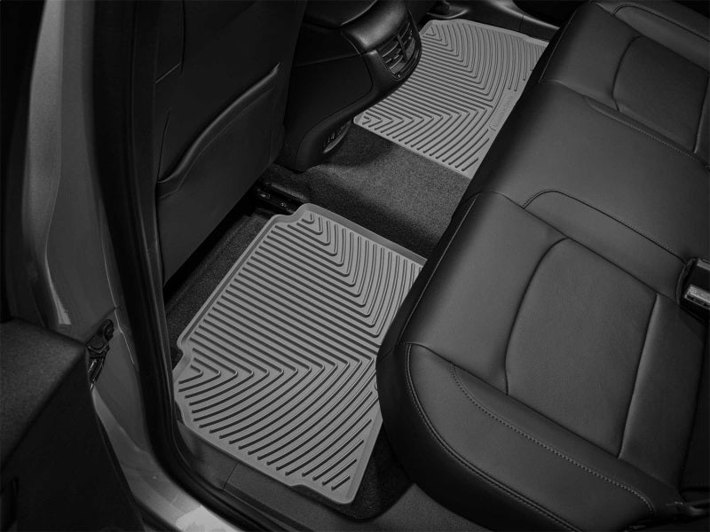 WeatherTech 2016+ Chevrolet Malibu Rear Rubber Mats - Grey Secondary image