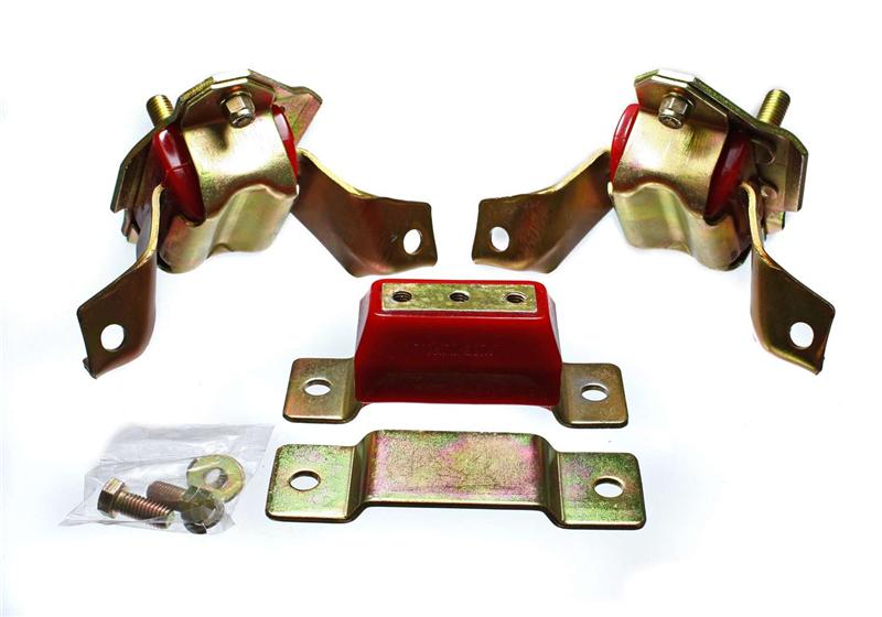 Energy Suspension 84-95 Ford Mustang 5.0 (302c.i.) V8 Red Motor & Transmission Mount Set Main image