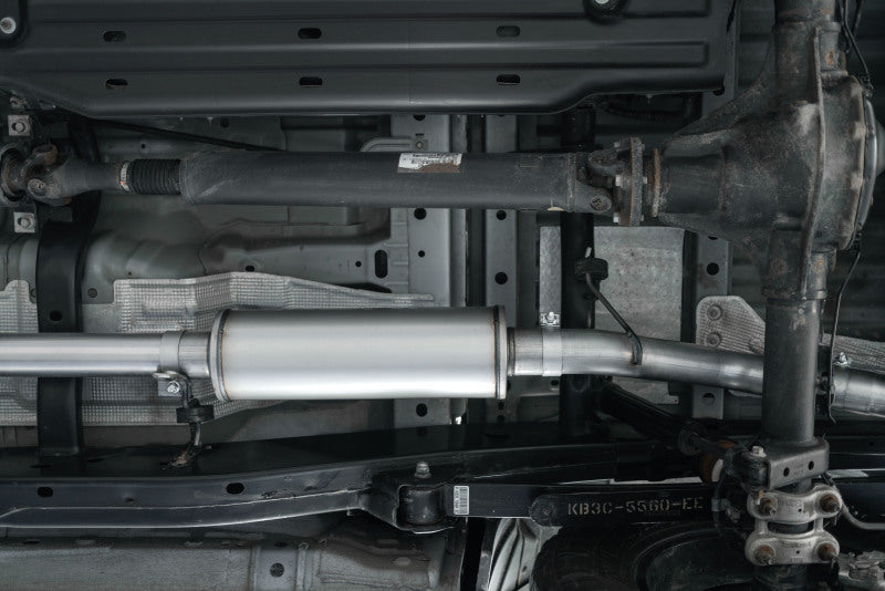 MBRP 2019 Ford Ranger Ecoboost 2.3L 4in OD Tip Single Side Exit 3in T304 Cat Back Secondary image