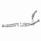 MagnaFlow Conv Direct Fit 2015 Ford Transit-150/250/350 V6 3.7L catalytic converter parts for offroad performance upgrades.