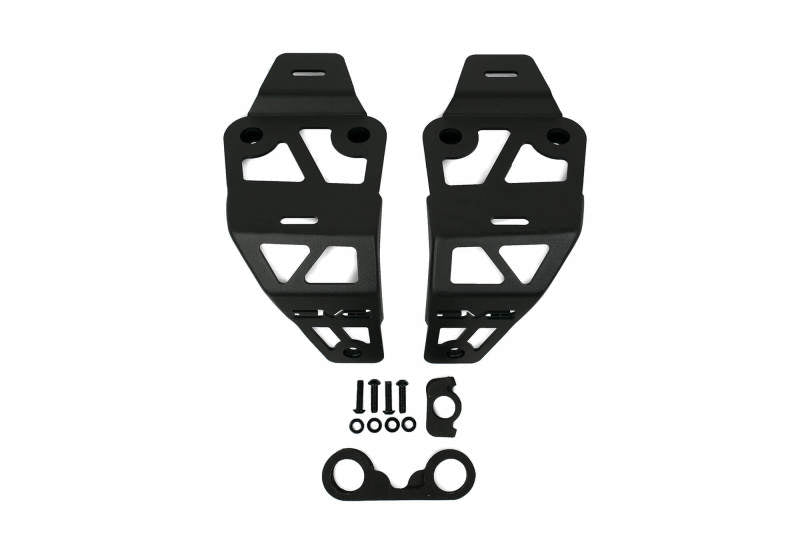 DV8 Offroad 20-22 Jeep JL 392/ Jeep JT Mojave Edition Dual Pod Light Mounts for offroad lighting