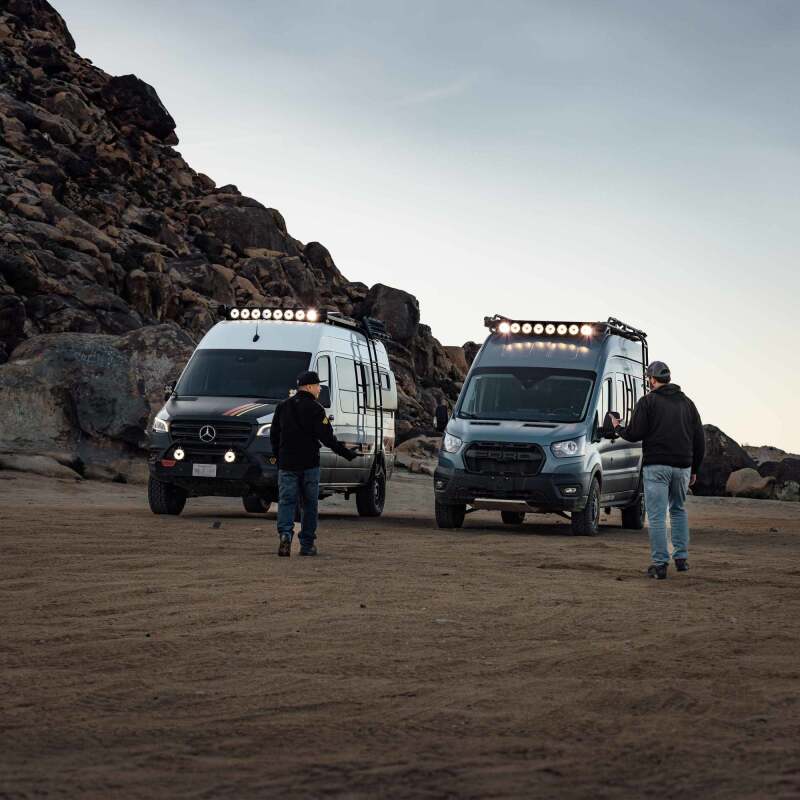 KC HiLiTES Gravity Titan LED Light Bar - 50in. (8-Light) on vans