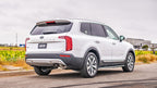 Borla 2023 Hyundai Palisade / 20-22 Kia Telluride 3.8L V6 S-Type Axle-Back Exhaust on a white SUV