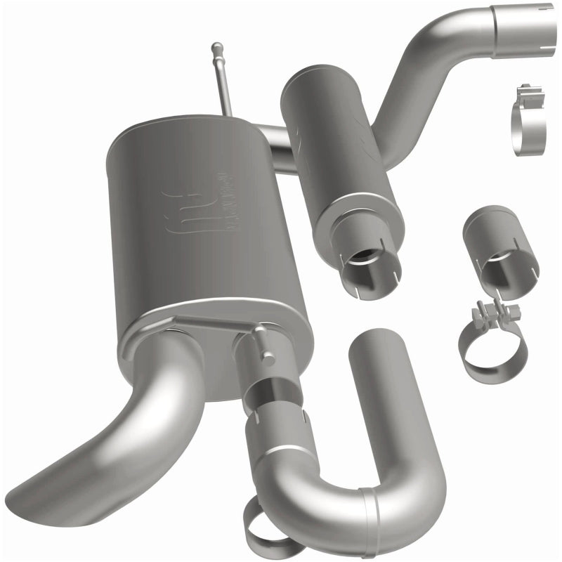 MagnaFlow 18-23 Jeep Wrangler JL 2.0L/3.6L Overland Series Axle-Back Exhaust components