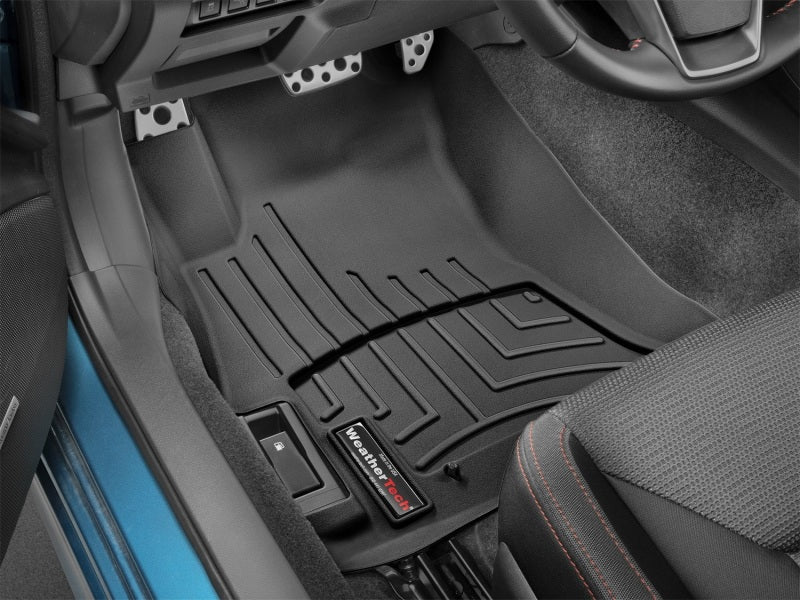 WeatherTech 18-23 Subaru Impreza Front FloorLiner - Black installed