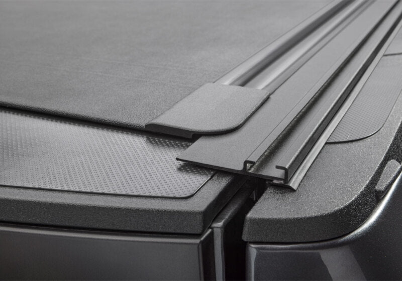 BAK 22-24 Toyota Tundra Revolver X4ts 5.6ft Bed w/T-Slot Rails close-up showing durable design and components.
