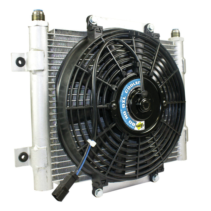 BD Diesel Xtrude Trans Cooler w/Fan 5.5in Secondary image