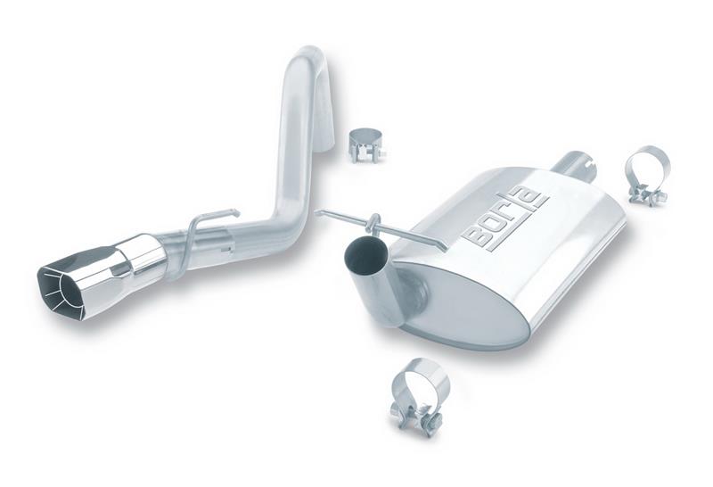 Borla 91-95 Jeep Wrangler YJ 4.0L 6cyl 4WD 2Dr SS Single Right Rear Exit Cat-Back Exhaust Secondary image