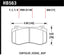 Hawk 06-07 Dodge Magnum SRT8 / 06-09 Challenger SRT8 / 05-07/09 Chrysler 300 C SRT8 Performance Cera brake pad dimensions image.