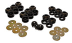 Energy Suspension 97-06 Jeep Wrangler YJ & TJ Black Body(cab) Mount Set components for offroad performance upgrades