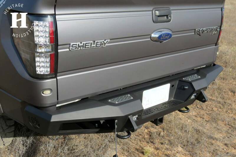 Addictive Desert Designs 10-14 Ford F-150 Raptor HoneyBadger Rear Bumper w/ Tow Hooks Secondary image