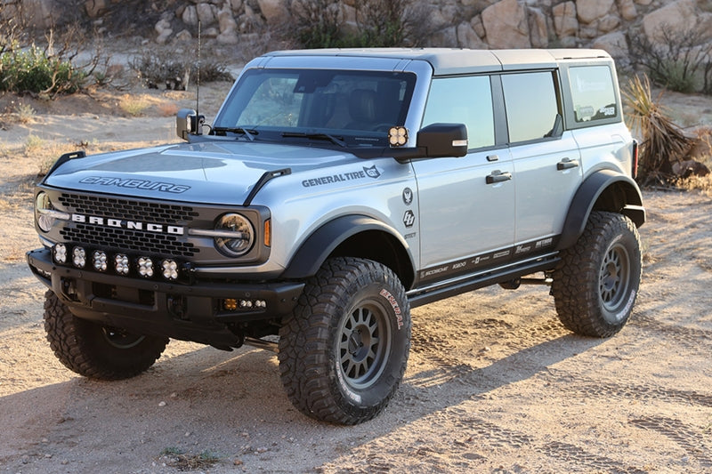 Camburg Ford Bronco 21-23 KINETIK V2 Performance Billet Uniball Upper Arms on offroad vehicle