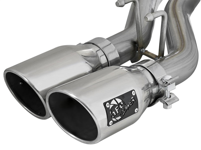 aFe Rebel Series 2.5in SS Cat-Back Exhaust w/ Polished Tip 07-18 Jeep Wrangler (JK) V6 3.6/3.8L 4dr Secondary image