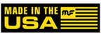 Made in the USA logo in yellow and black design