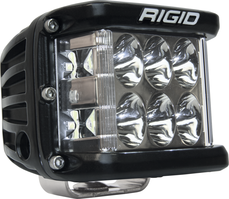 Rigid Industries D-SS - Driving - Single - Black Housing LED pod light for offroad lighting.