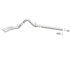 MagnaFlow 08-17 Ford F-250/F-350/F-450 4.6L/6.7 DPF-Back SS 4in Dual Single Passenger Side Rear Exit exhaust system parts