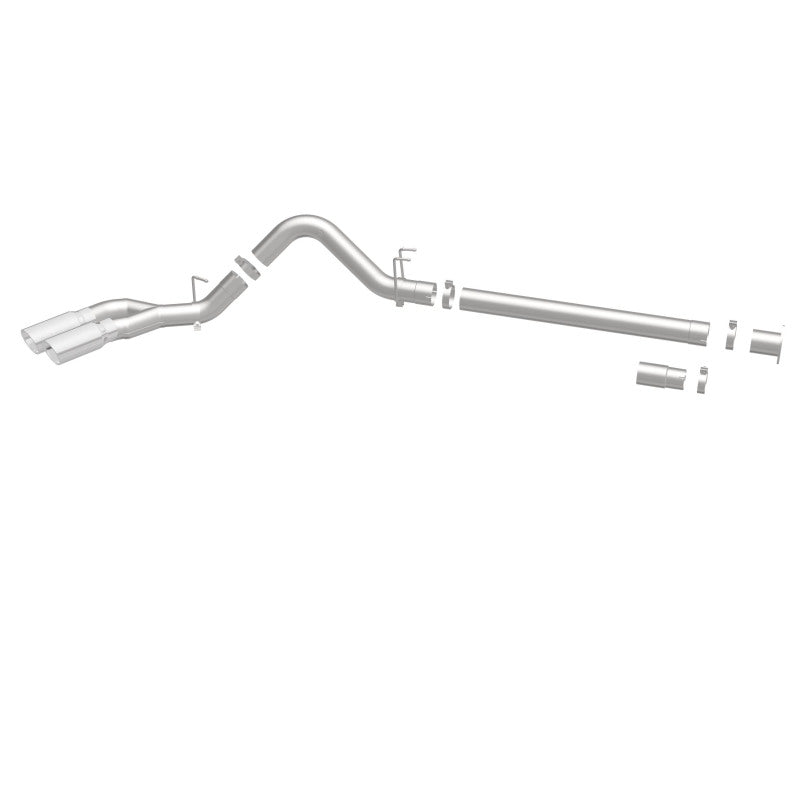 MagnaFlow 08-17 Ford F-250/F-350/F-450 4.6L/6.7 DPF-Back SS 4in Dual Single Passenger Side Rear Exit exhaust system parts