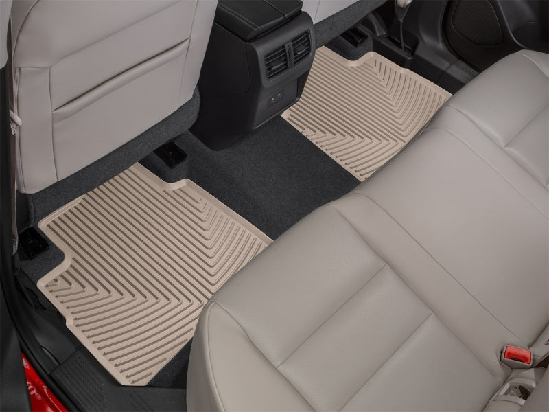 WeatherTech 21+ Nissan Rogue Rear Rubber Mats (Tan) Secondary image