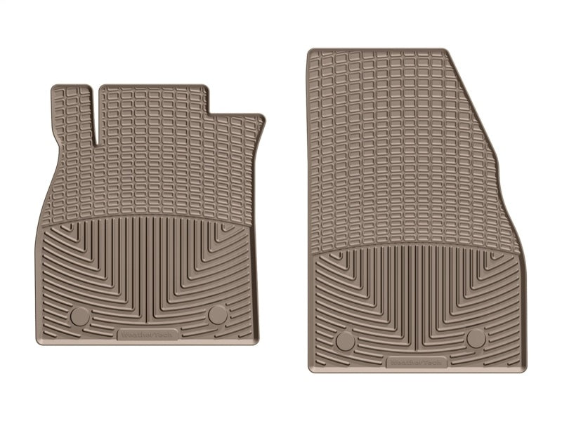 WeatherTech 2013-2015 Chevrolet Malibu Front Rubber Mats - Tan Secondary image