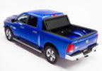BAK 02-20 Dodge Ram 1500 (19-20 Classic Only) / 03-20 Ram 2500/3500 8ft Bed BAKFlip MX4 Matte Finish on blue truck